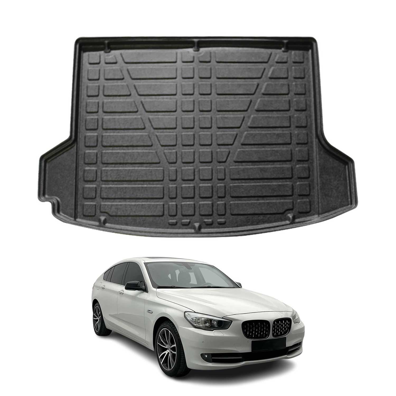 2010-2017 BMW 5 Series GT F07 Cargo Liner Trunk Mat All Weather Black