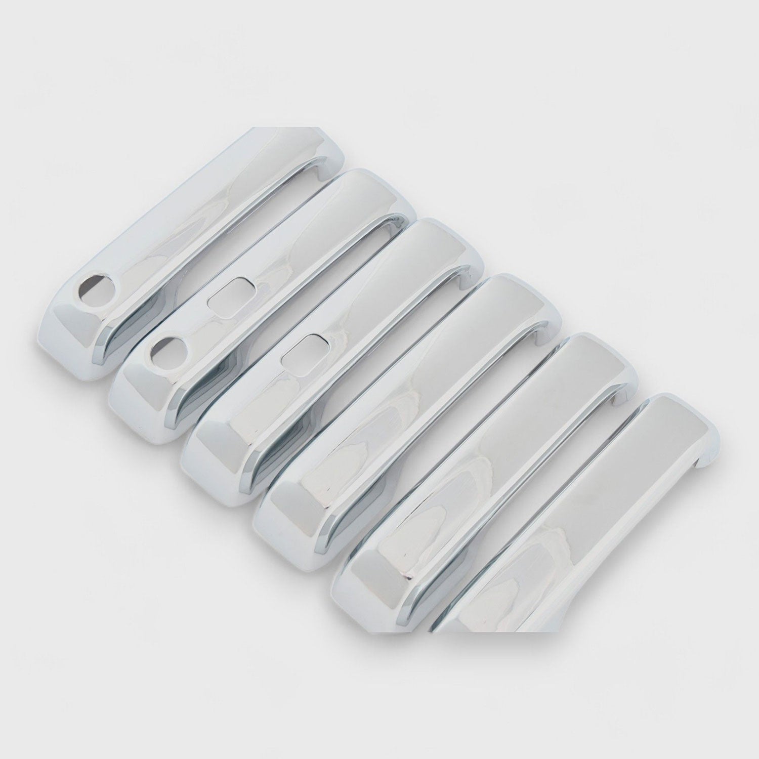 2017-2022 Ford F-250/350/450/550 Door Handle Cover Chrome 6Pcs ABS Plastic