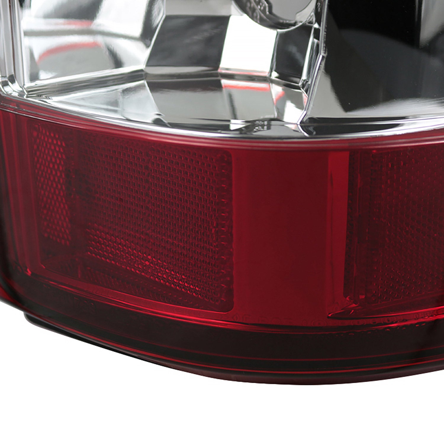 1999-2002 Chevy Silverado/ 1999-2006 GMC Sierra LED Tail Lights Chrome/Red Clear