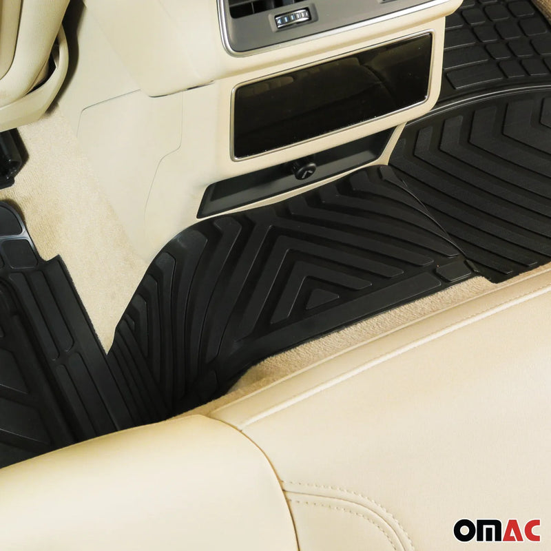 Semi-Custom fit Floor Mats Liner All Weather for Suzuki 3D Black Waterproof 4Pcs