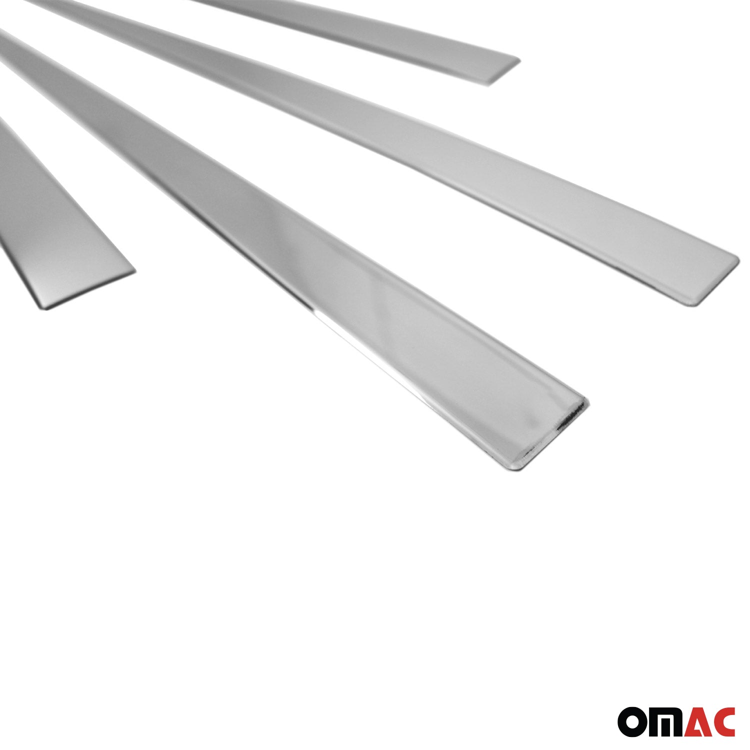 2018-2024 Mitsubishi Eclipse Cross Side Door Molding Trim Stainless Steel Silver 4x