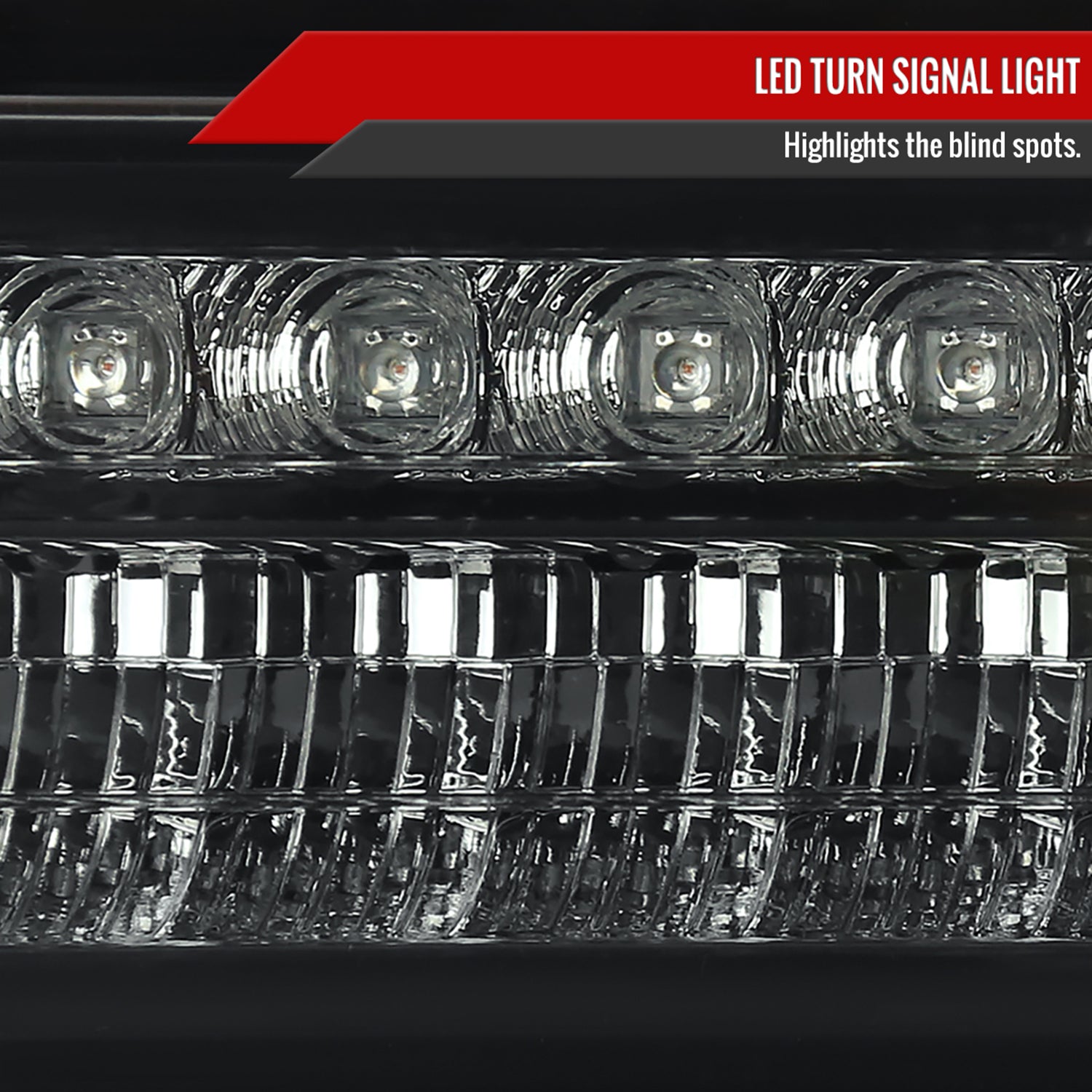 1988-1998 Chevy Blazer/Tahoe/Silverado/Sierra/Yukon LED Bumper Lights Smoke