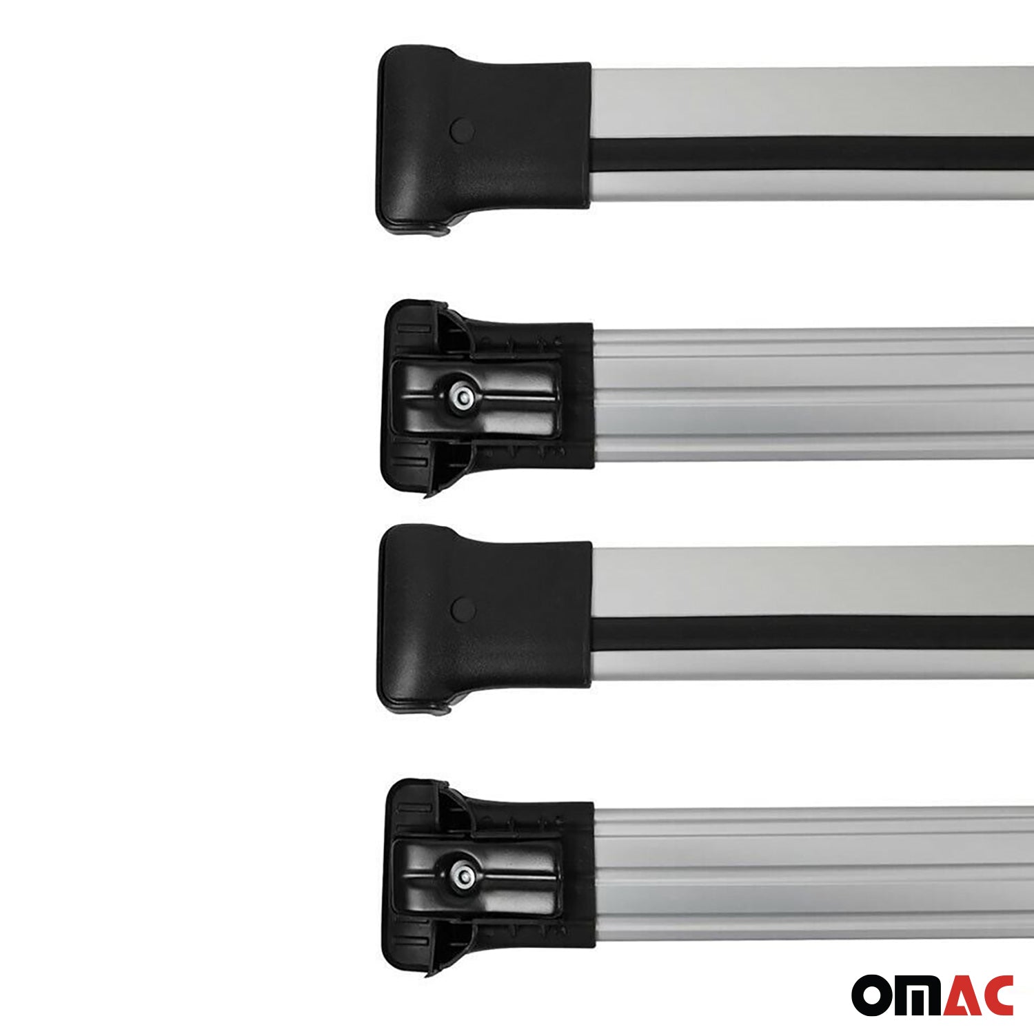 2016-2024 Mercedes Metris Roof Rack Cross Bars Silver