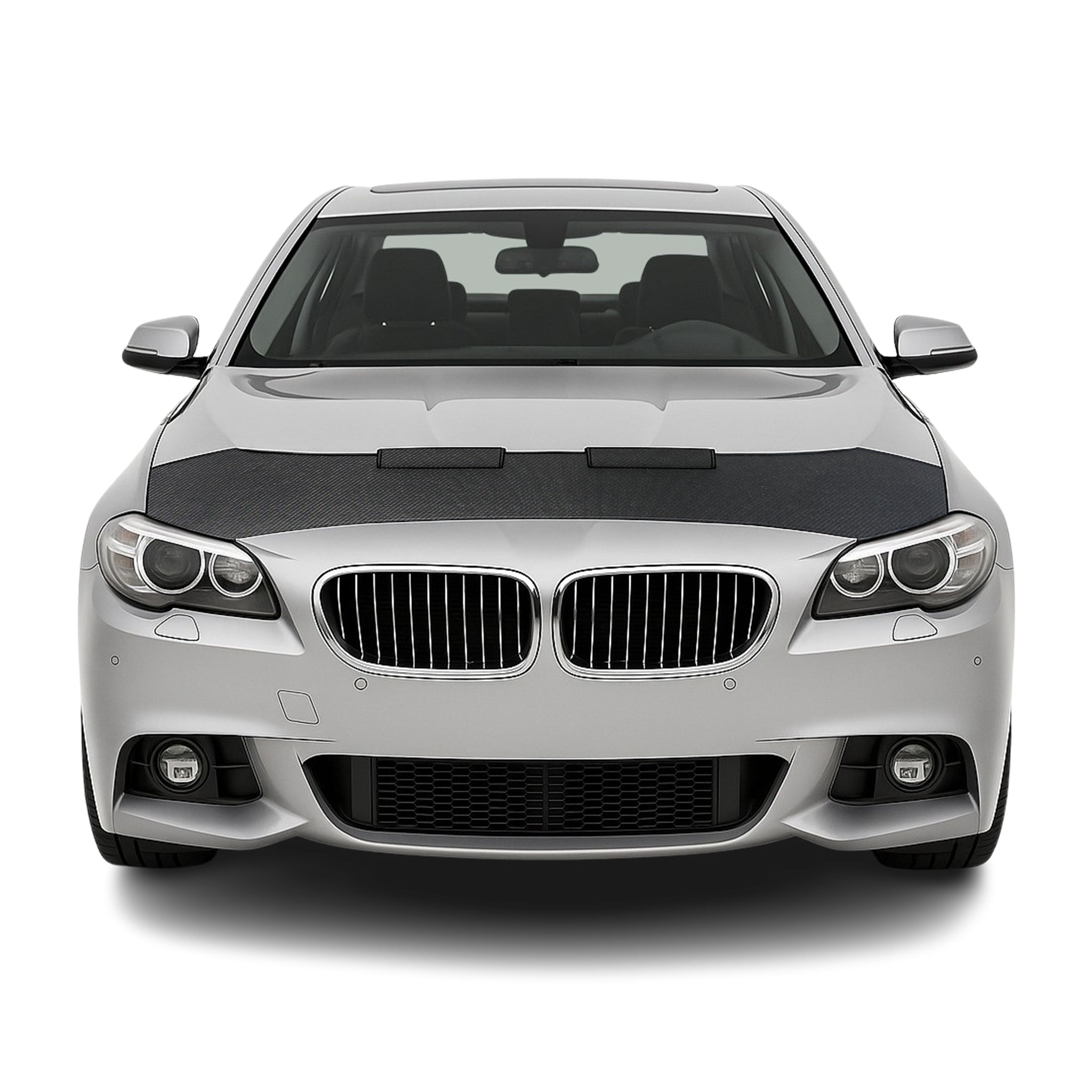 2011-2016 BMW 5 Series F10 F11 Car Bonnet Mask Hood Bra Half Carbon