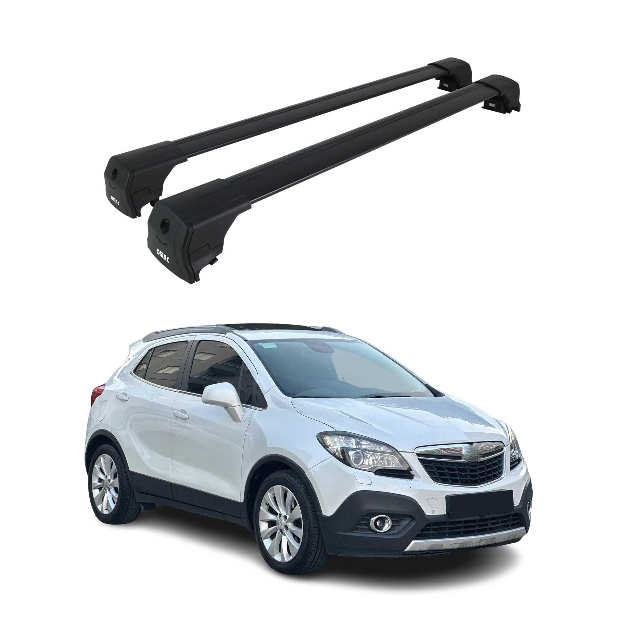 2013-2016 Buick Encore Roof Rack Cross Bars Black