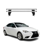 2014-2024 Lexus Is Roof Rack Cross Bars Silver