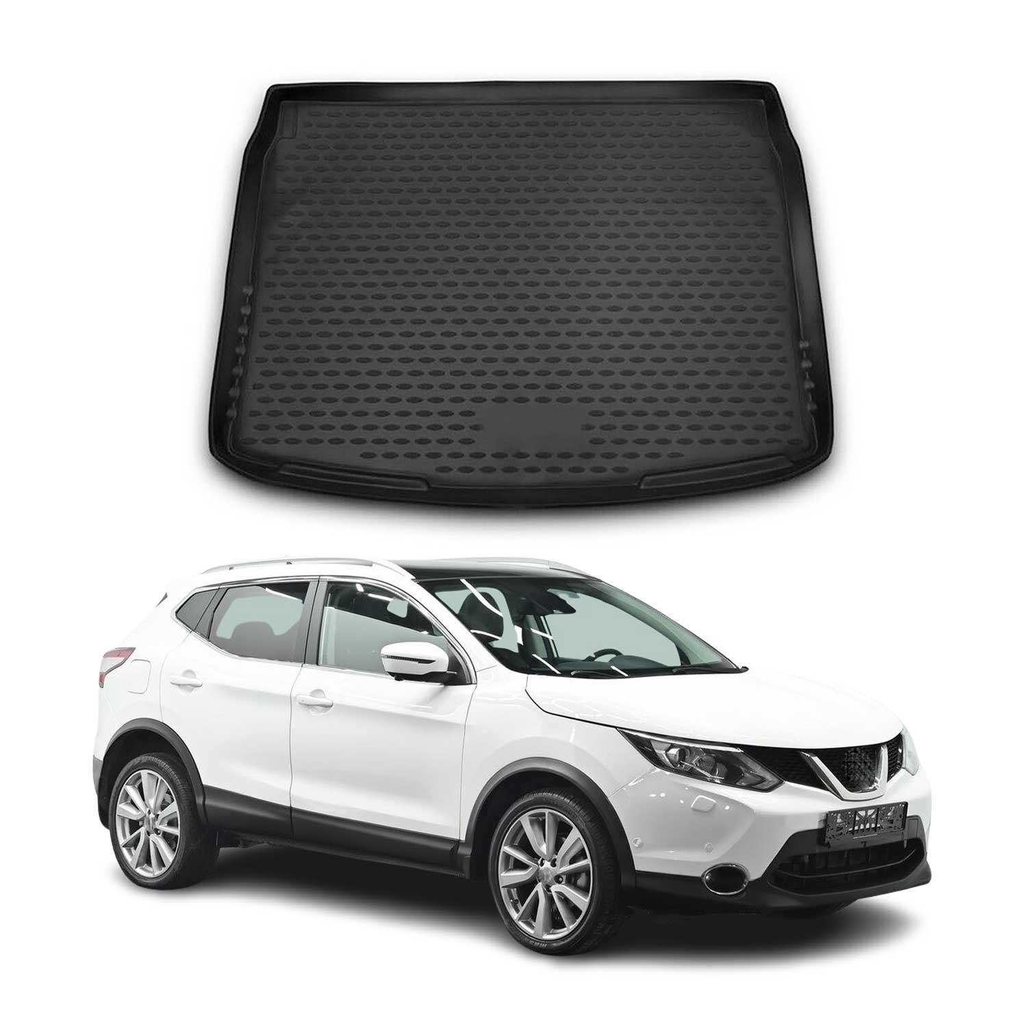 2014-2021 Nissan Qashqai Cargo Liner Trunk Mat All Weather Black