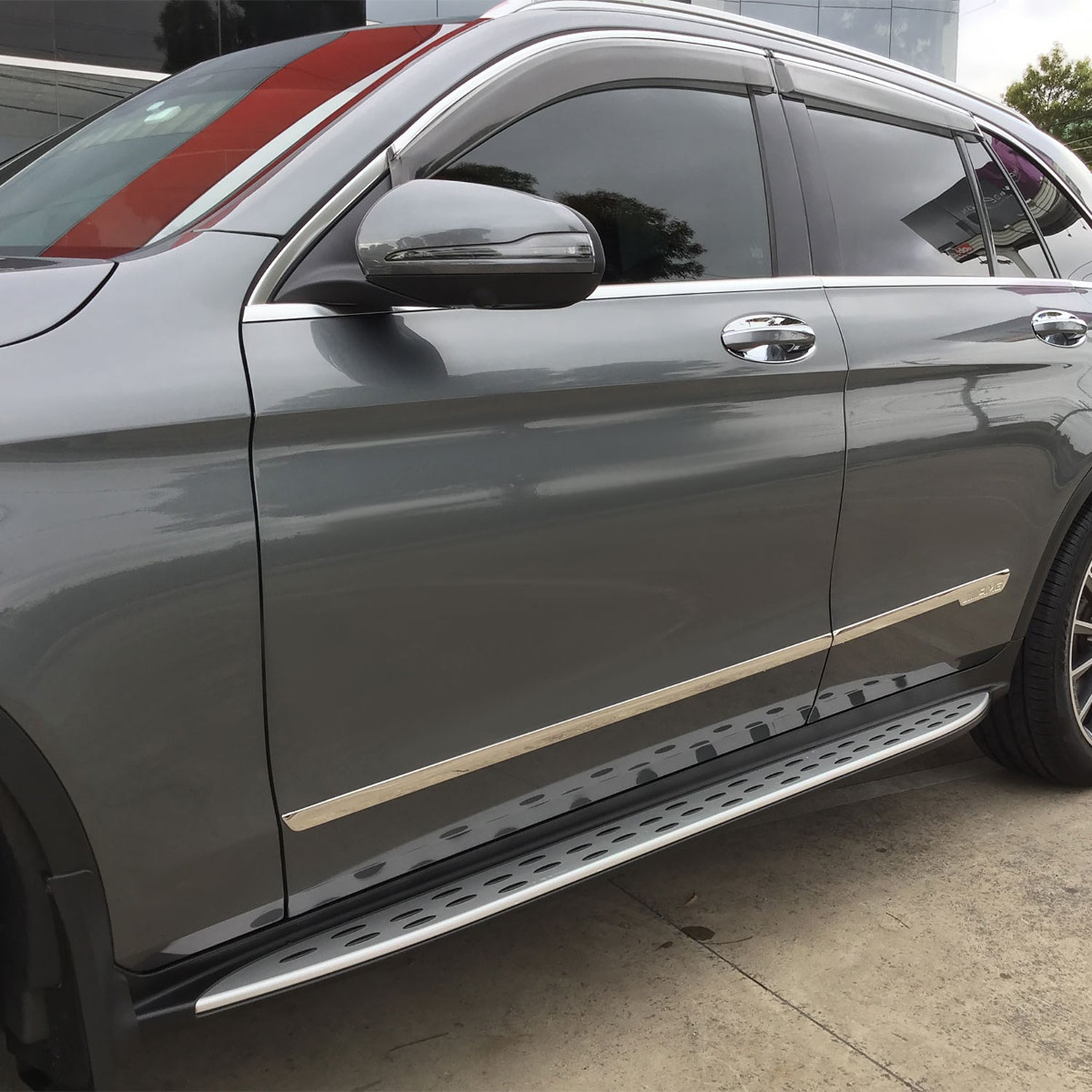 2016-2020 Mercedes Benz X253 GLC Class Aluminum Side Step Running Boards
