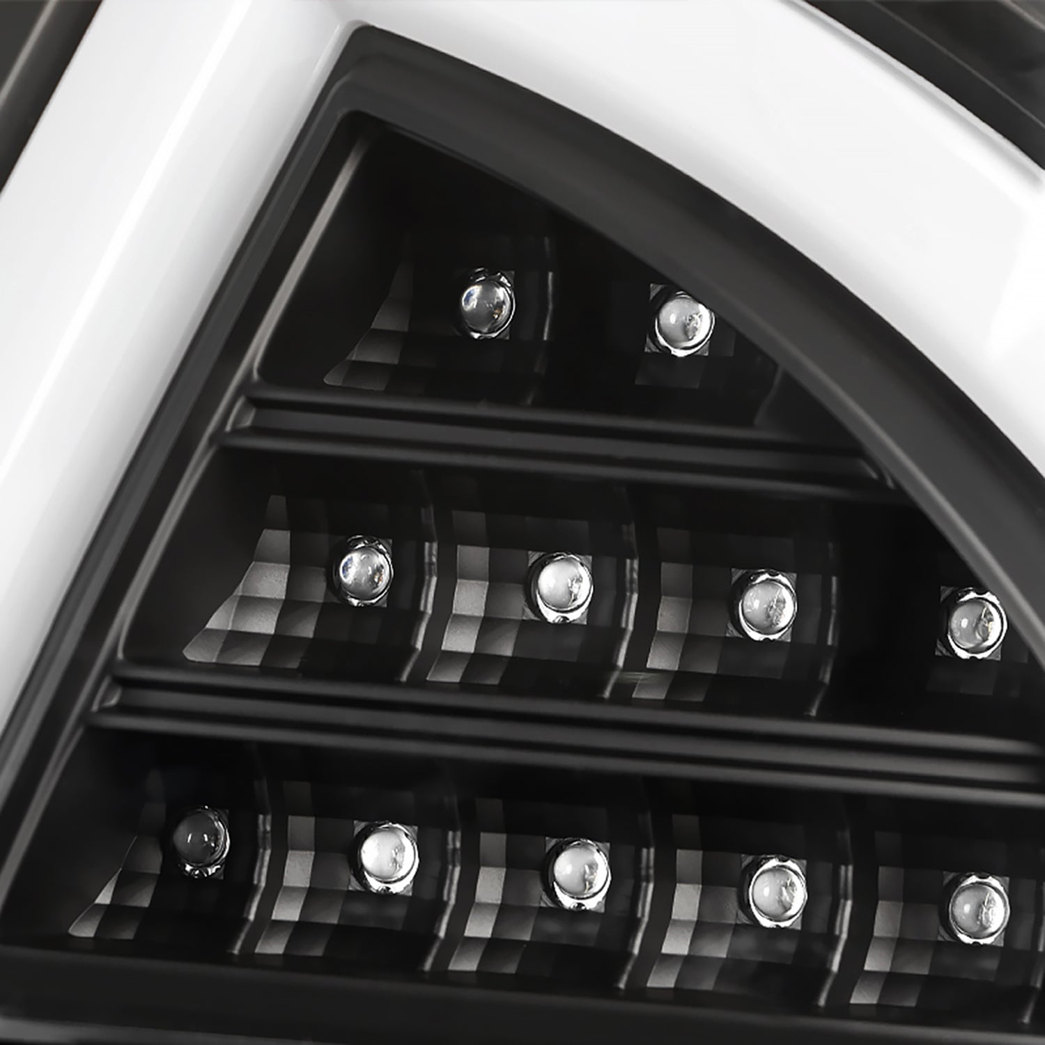 2010-2012 Ford Fusion LED Tail Lights Matte Black Housing/Clear Lens