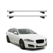 2009-2015 Jaguar XF Roof Rack Cross Bars Silver