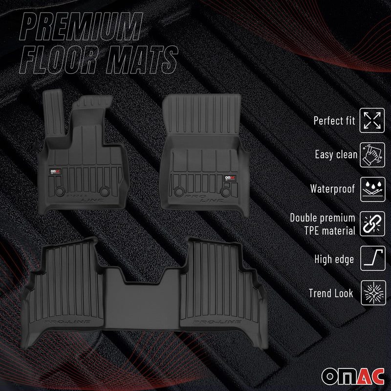 2019-2023 Mercedes G Class W463 Premium Floor Mats Liners Full Set All Weather Heavy Duty