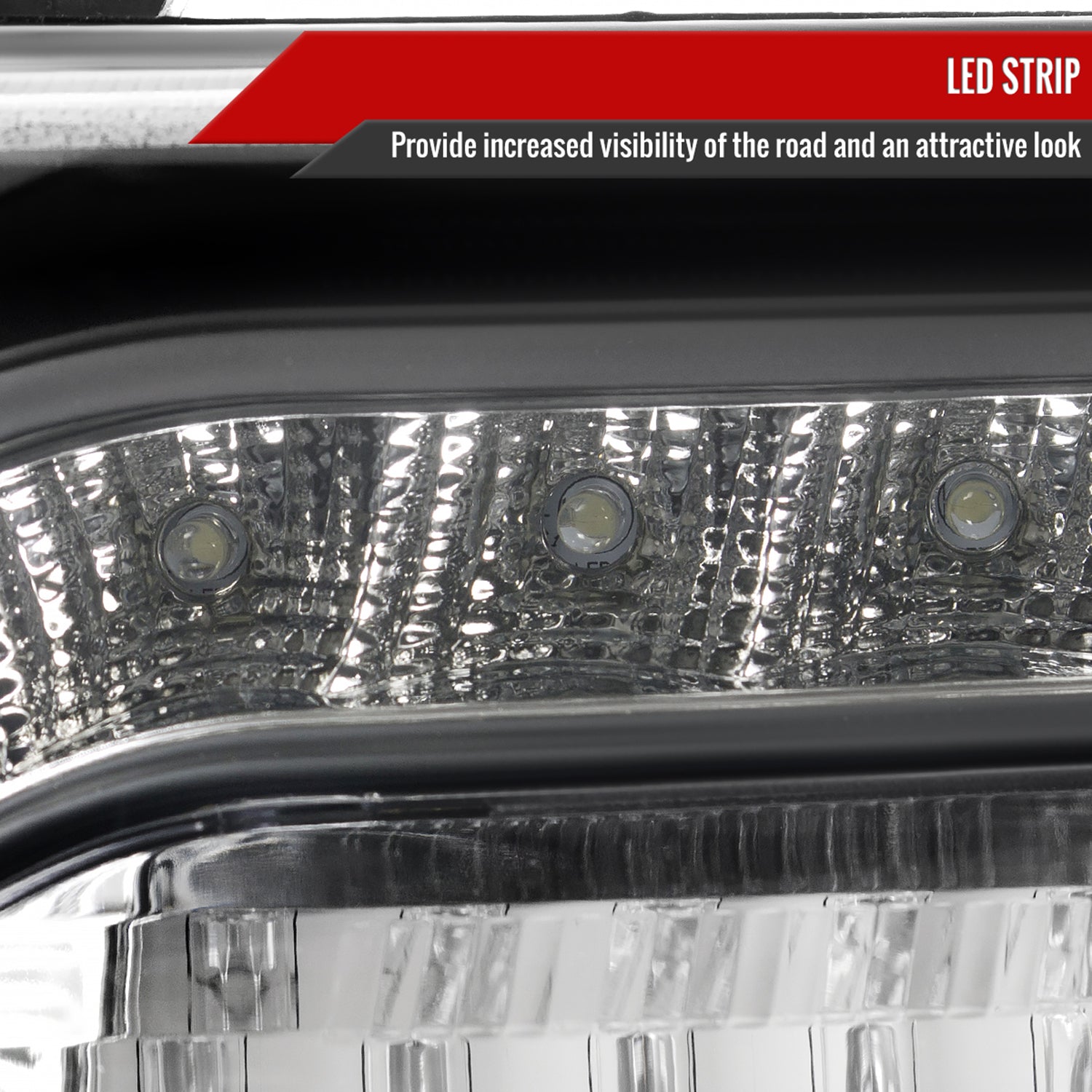 2005-2010 Chrysler 300 Base/LX/Touring Headlights LED Light&LED Signal Black