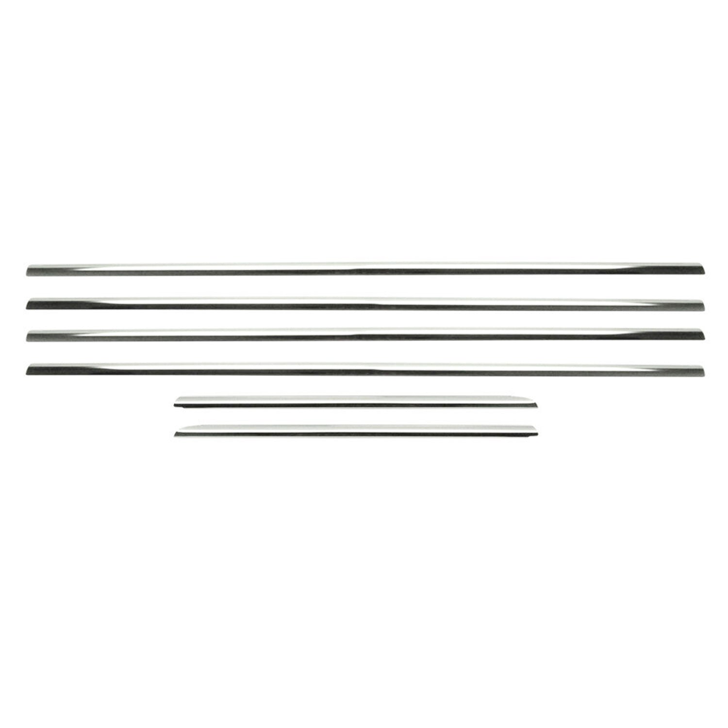 2003-2009 Toyota Land Cruiser Prado Window Molding Trim Streamer Stainless Steel 6x