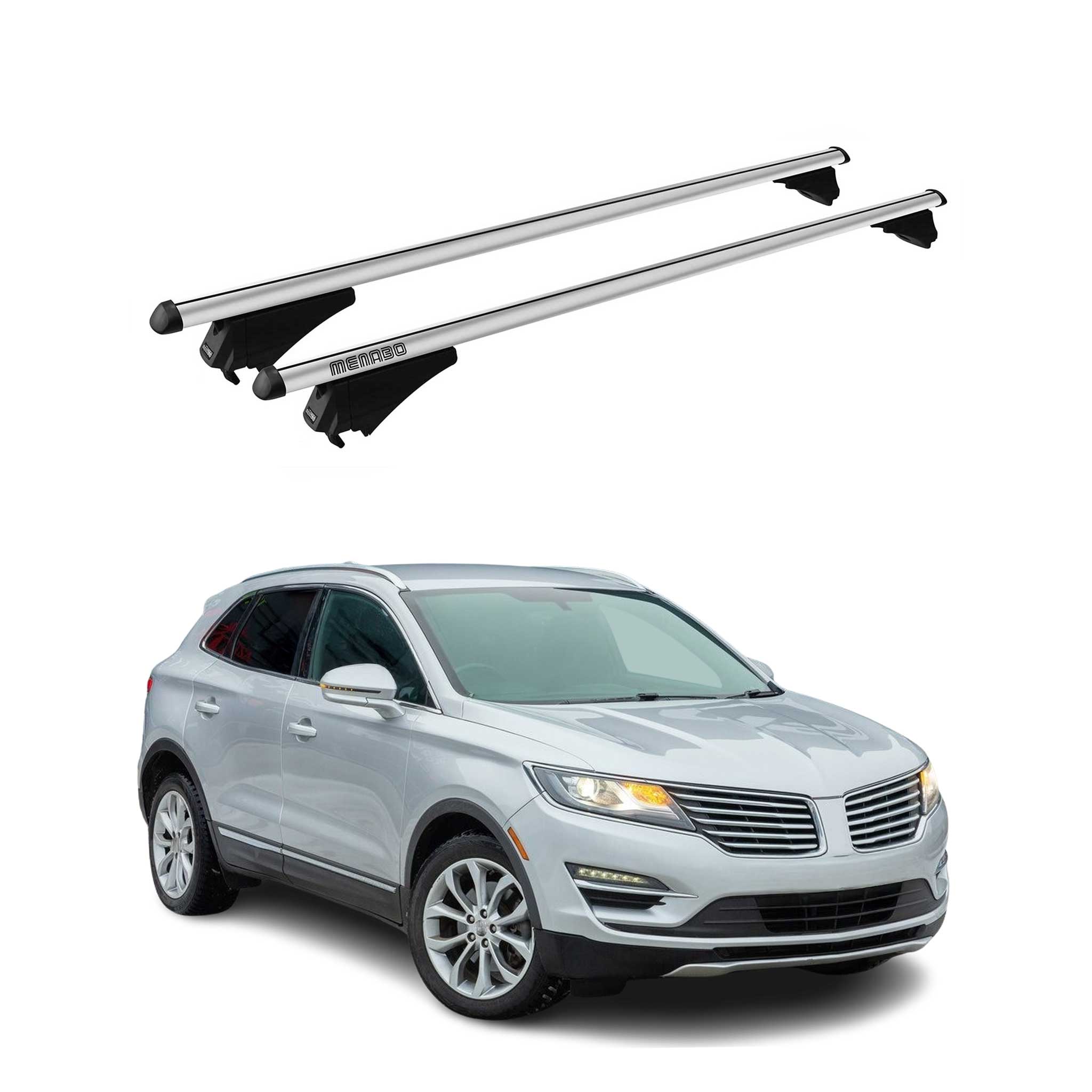 2015-2019 Lincoln MKC Roof Rack Cross Bars Silver