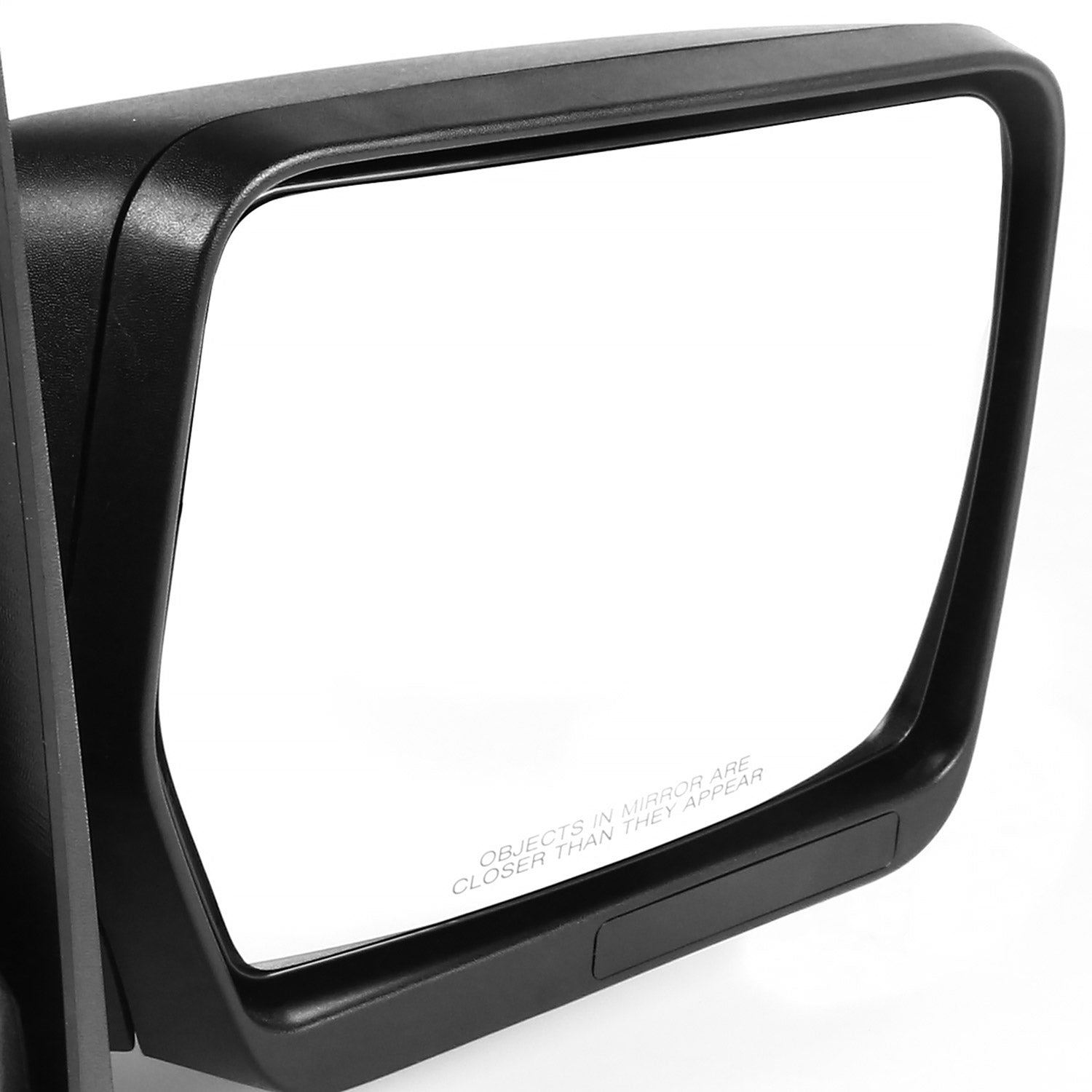 2004-2006 Ford F-150 Black Manual Adjustable Side Mirror - Passenger Side Only