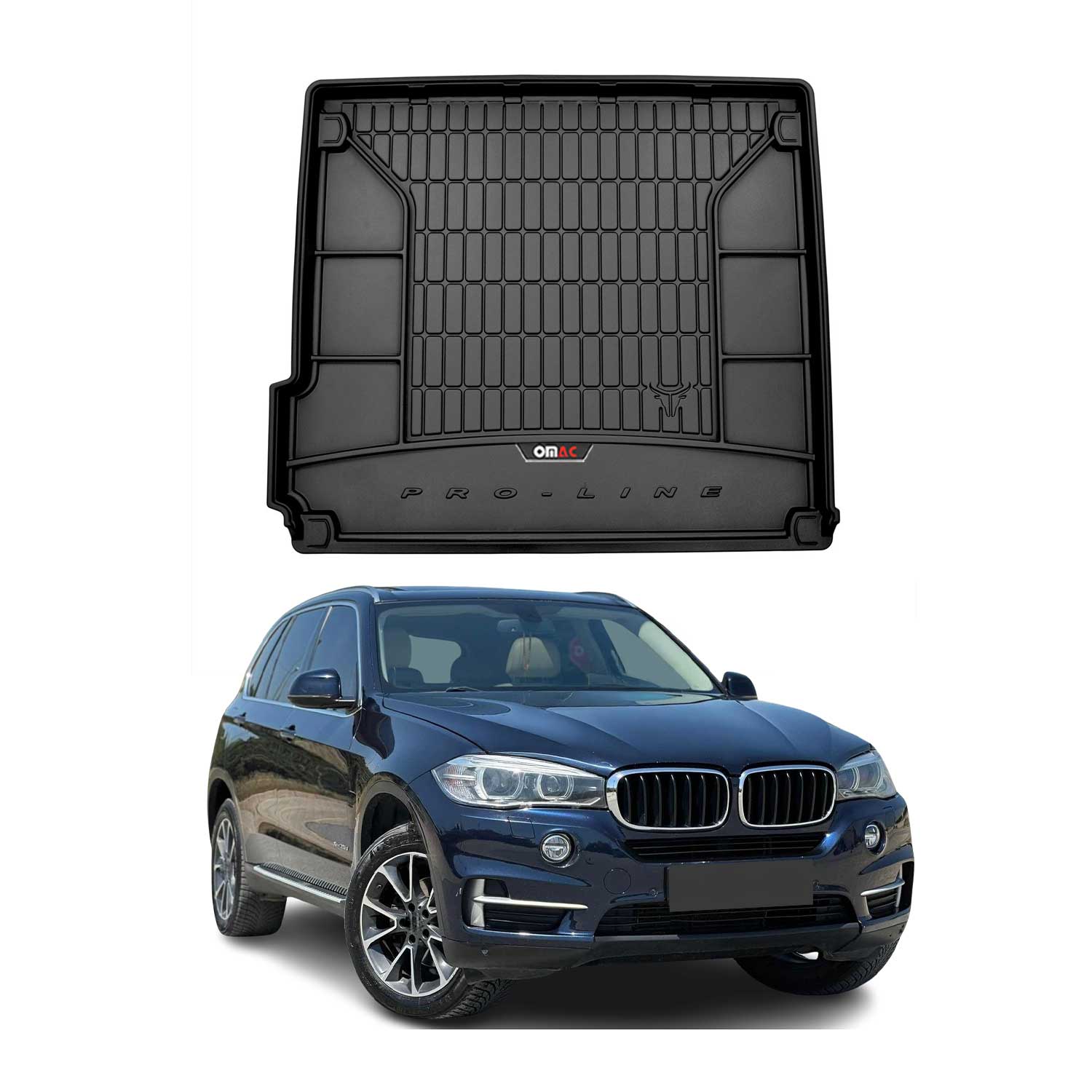 2014-2018 BMW X5 F15 F85 Premium Cargo Liner Trunk Mat All Weather Heavy Duty Black