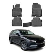 2017-2025 Mazda CX-5 Floor Mats Liners Full Set All Weather Black