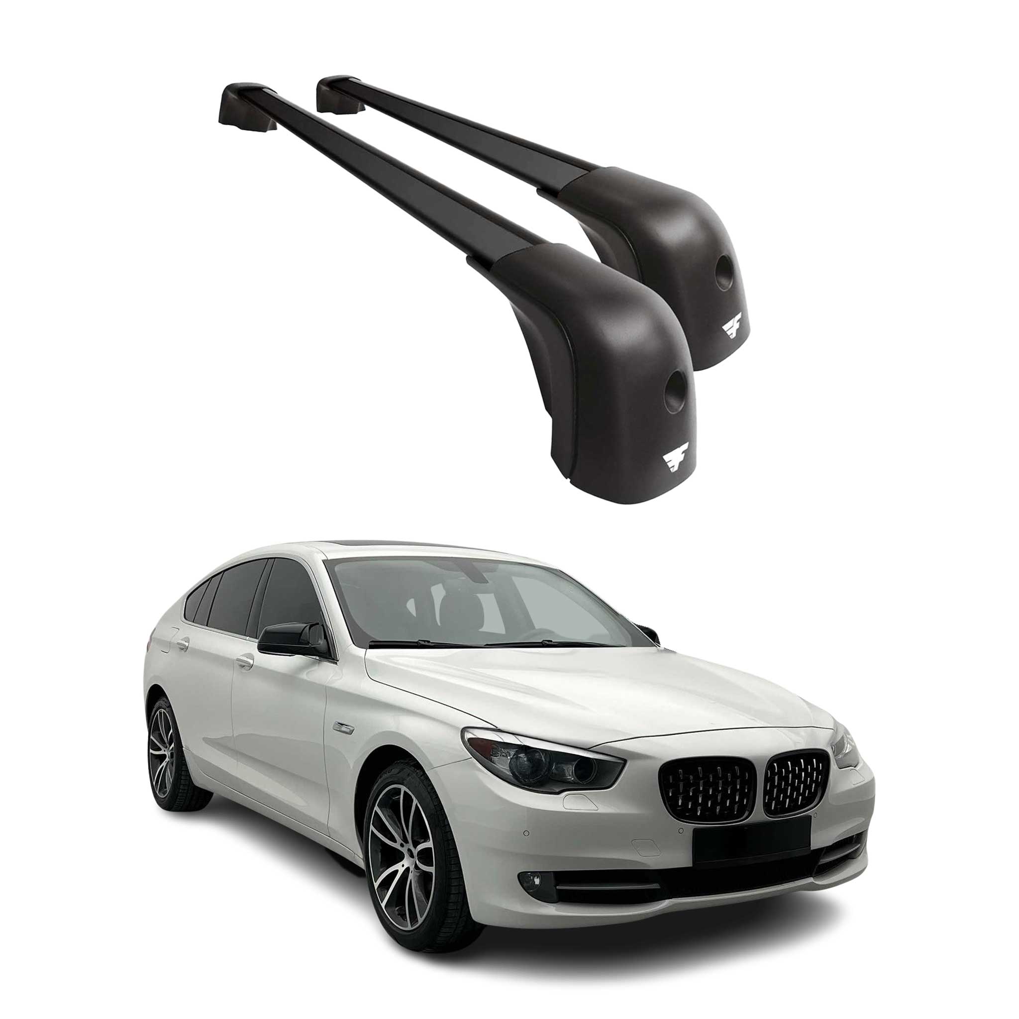 2010-2019 BMW 5 Series GT F07 / 6 Series Gran Turismo Roof Racks Cross Bars Black