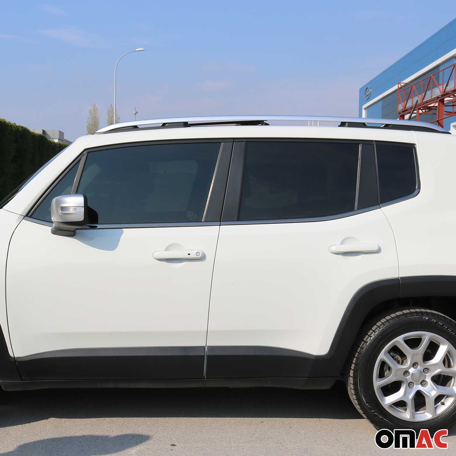 2019-2024 Jeep Renegade Window Molding Trim Streamer Steel Dark 6 Pcs