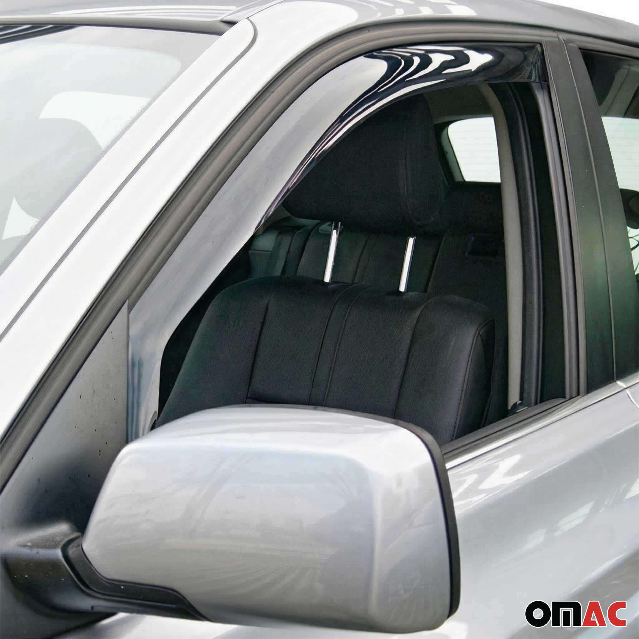 2004-2010 BMW X3 E83 Window Visor Vent Rain Deflector 2Pcs Smoke