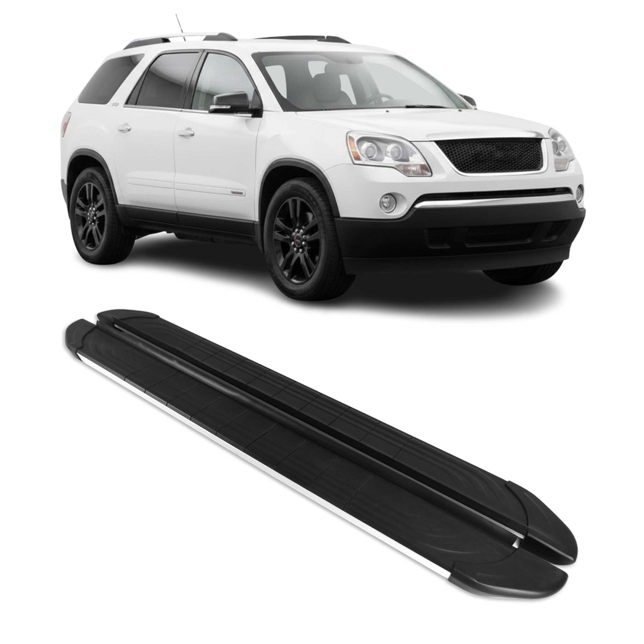2007-2016 GMC Acadia/Saturn Outlook Nerf Bar Side Step Running Boards Alu 2Pcs