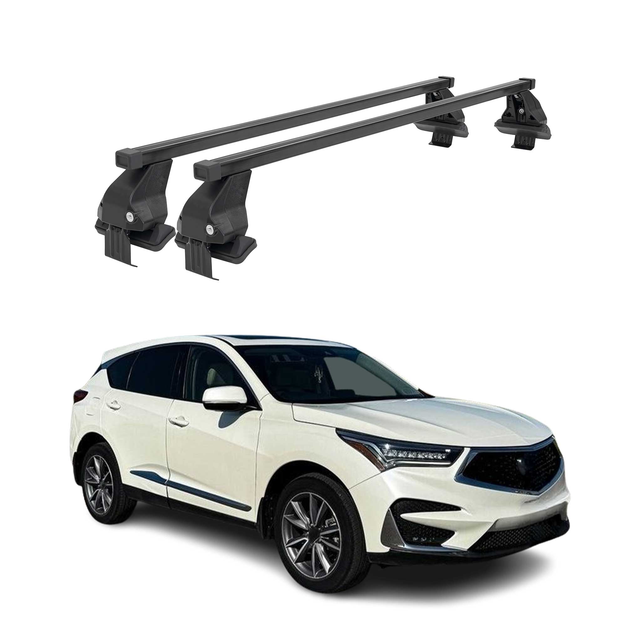 2019-2024 Acura RDX Roof Rack Cross Bars Black