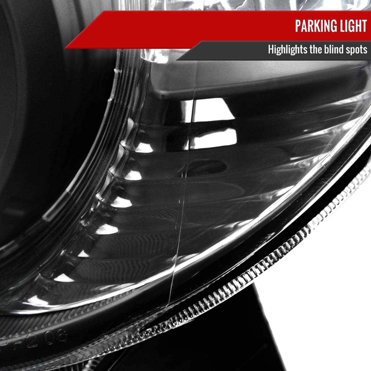 2006-2009 Toyota 4Runner SR5 Limited Projector Headlights Matt Black/Clear