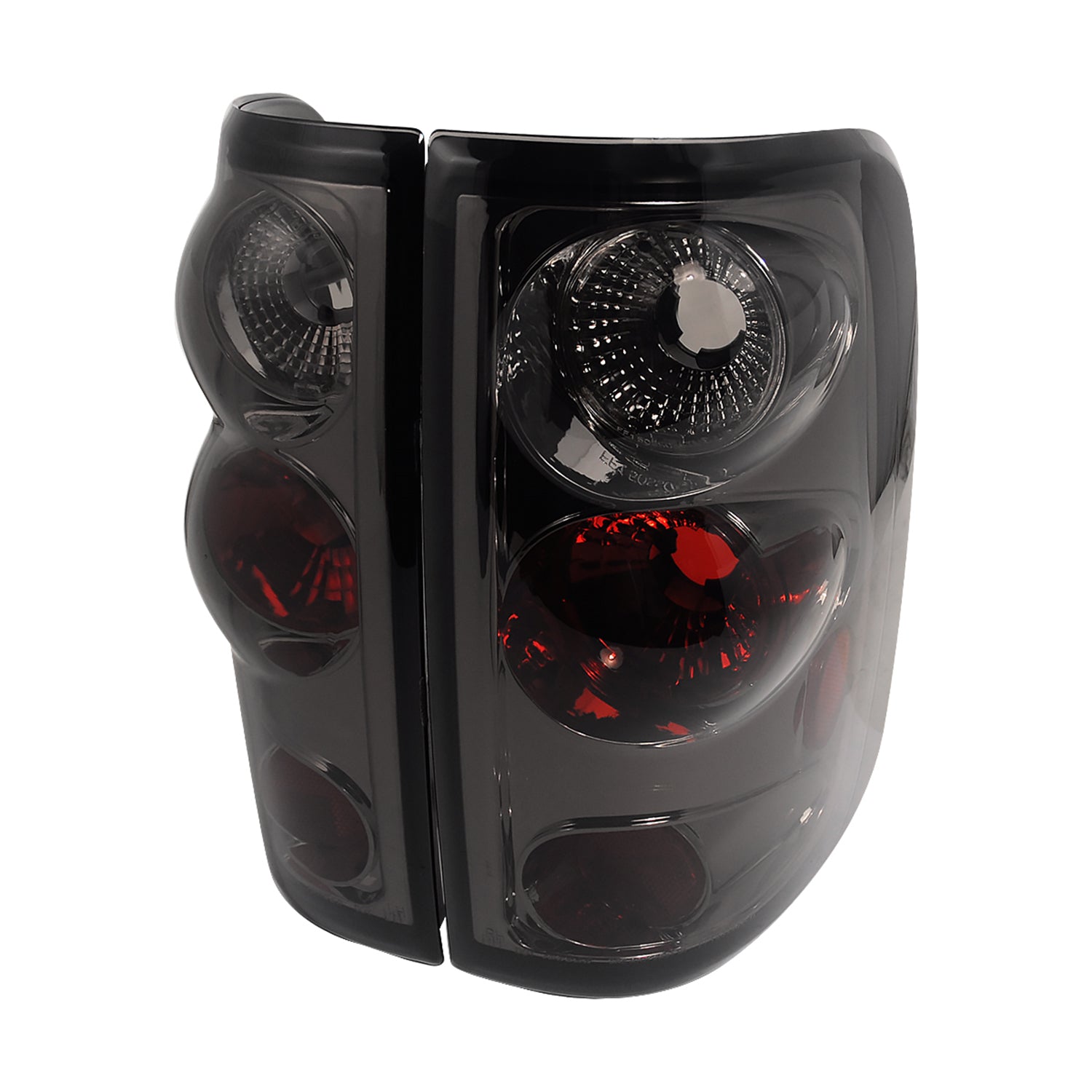 2004-2008 Ford F-150 Styleside Tail Lights Chrome Housing/Smoke Lens