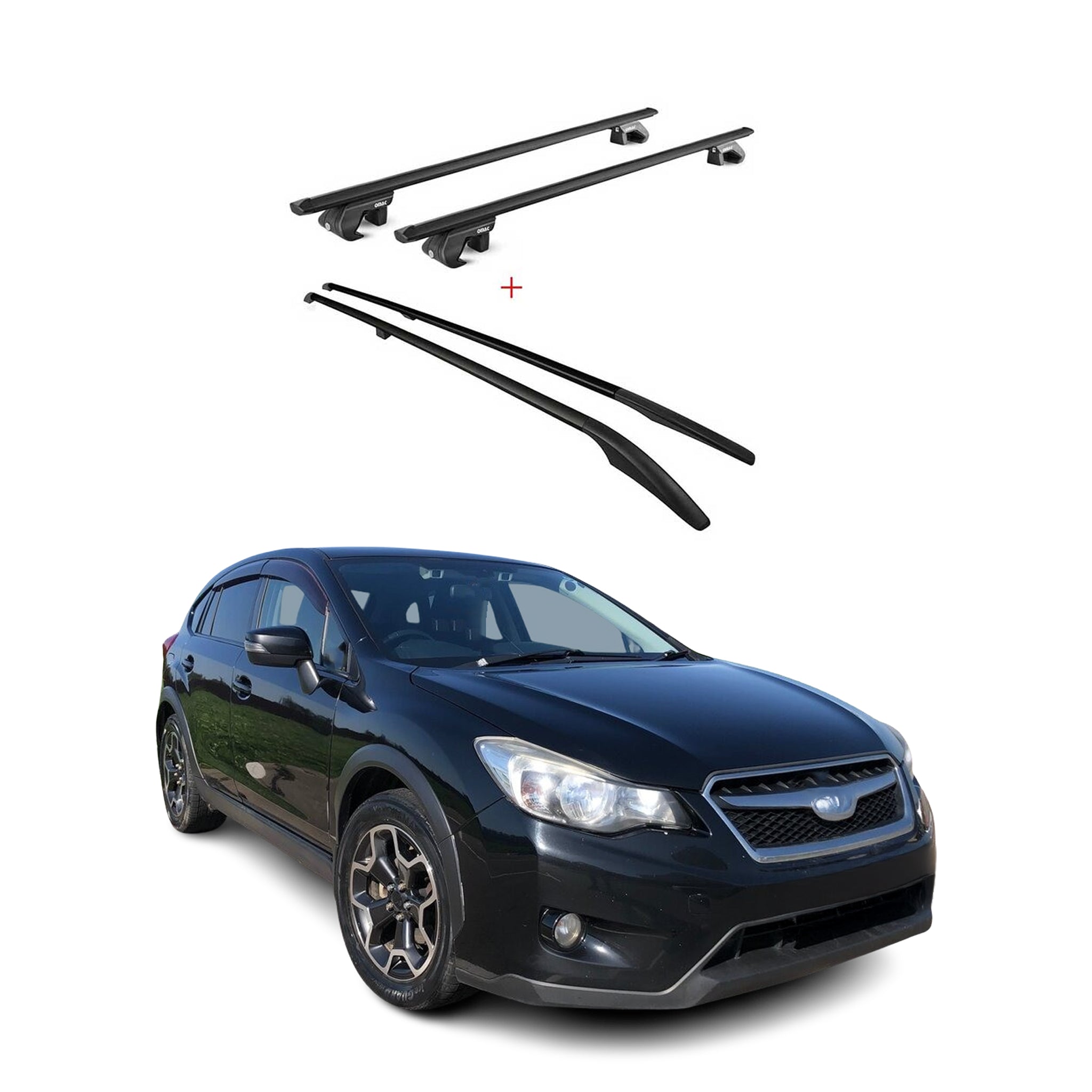 2013-2017 Subaru Crosstrek Roof Racks & Roof Rack Rails Black