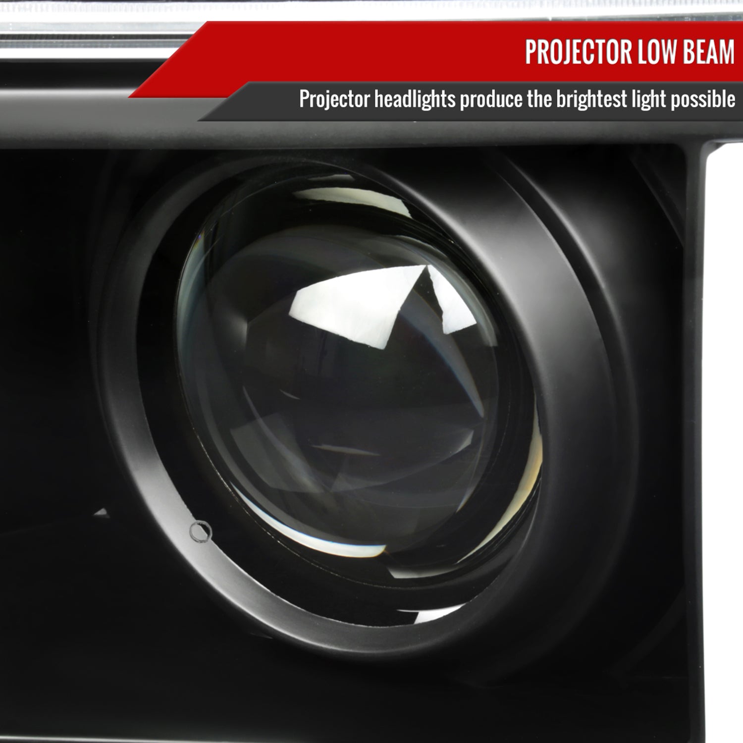 2004-2012 Chevy Colorado/GMC Canyon LED Headlights&Corner Lamp Black