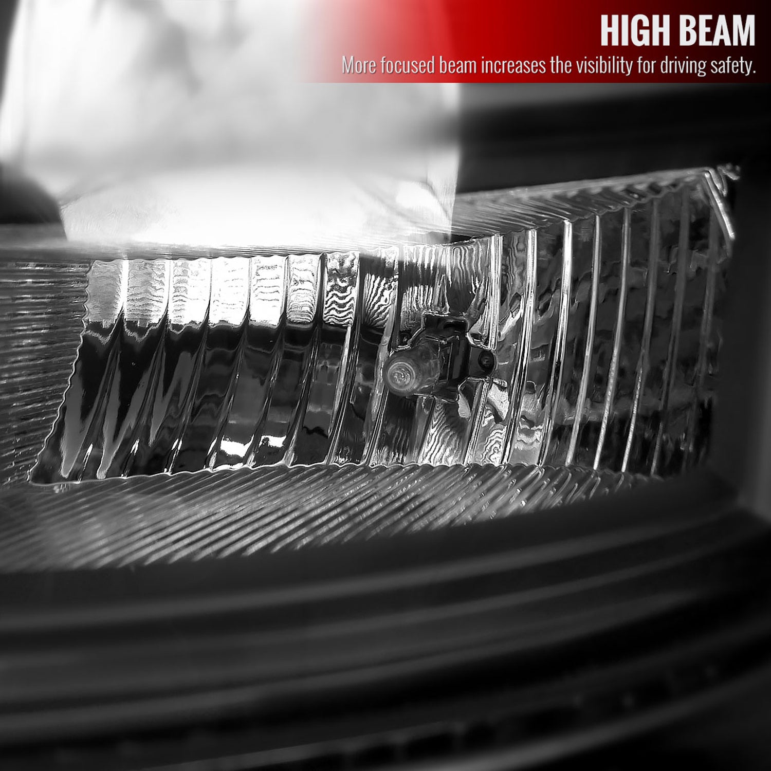 2003-2007 Cadillac CTS Halo Projector Headlights Matte Black/Clear Lens