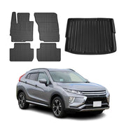 2018-2026 Mitsubishi Eclipse Cross Floor Mats & Cargo Liner Full Set All Weather Black