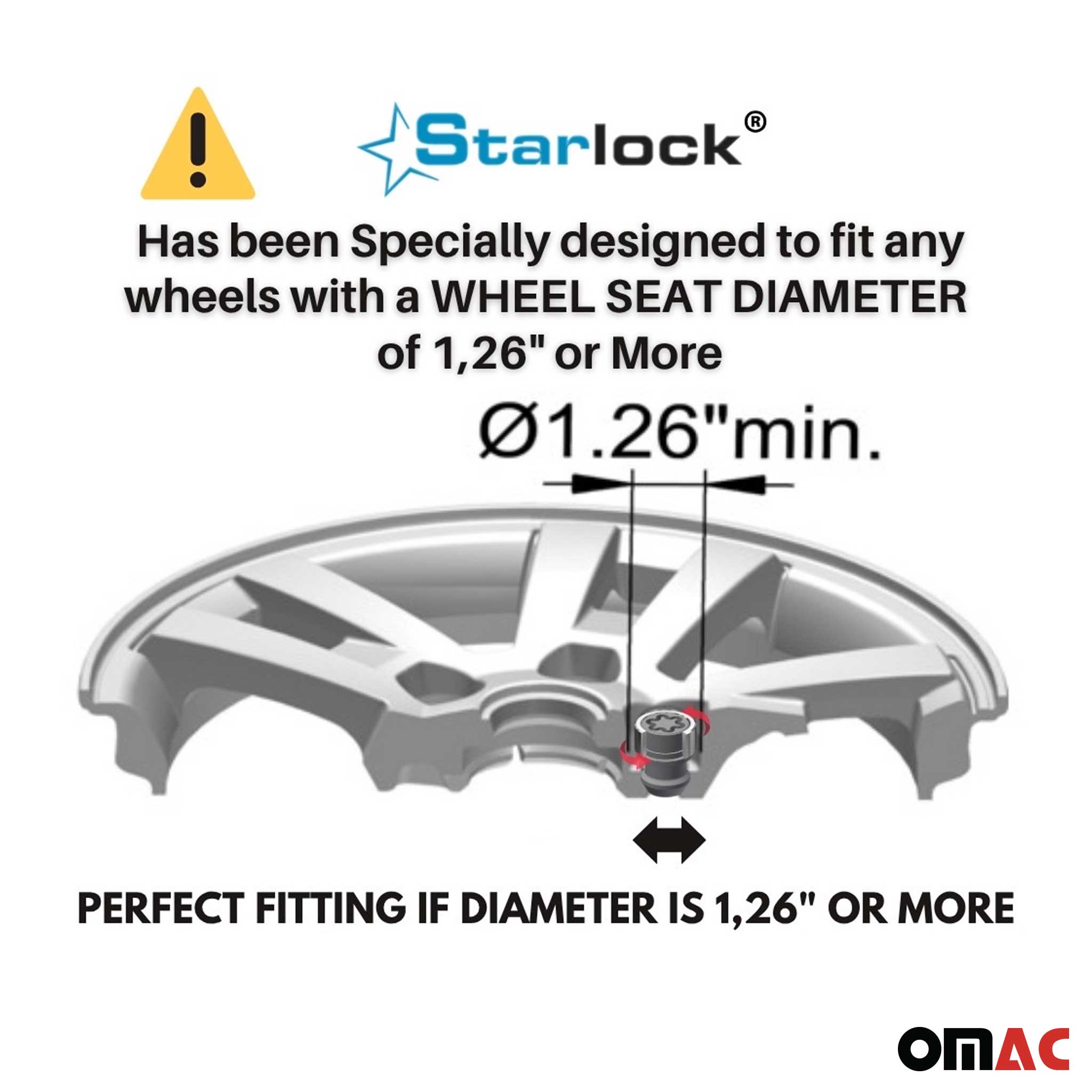 Wheel Lock Kit for Audi Q2 Q3 Q4 E-Tron Q5 M14X1,5 Galvanized Silver 4Locks&1Key