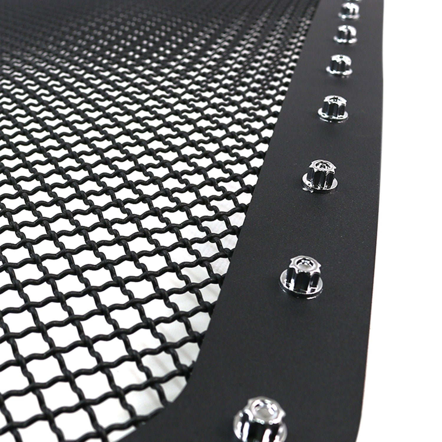 2013-2018 RAM 1500 1500 Rivet Style Black Stainless Steel Mesh Grille Insert
