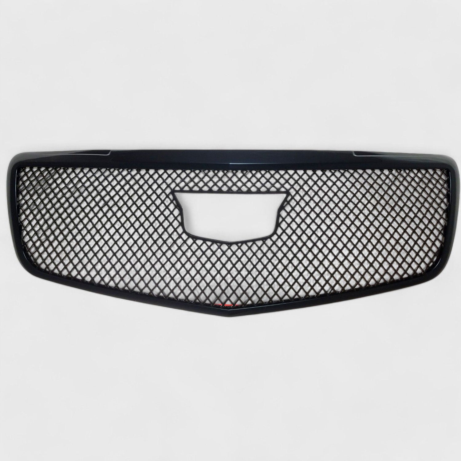 2015-2019 Cadillac ATS Grille Overlay Gloss Black 1Pcs ABS Plastic