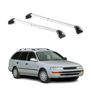 Roof Rack Cross Bars Luggage Carrier for Toyota Corolla 1993-97 Wagon Silver 2x