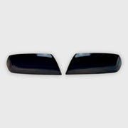 2014-2018 Chevrolet Silverado 1500 / GMC Sierra 1500 Mirror Cover Caps Gloss Black 2Pcs ABS Plastic