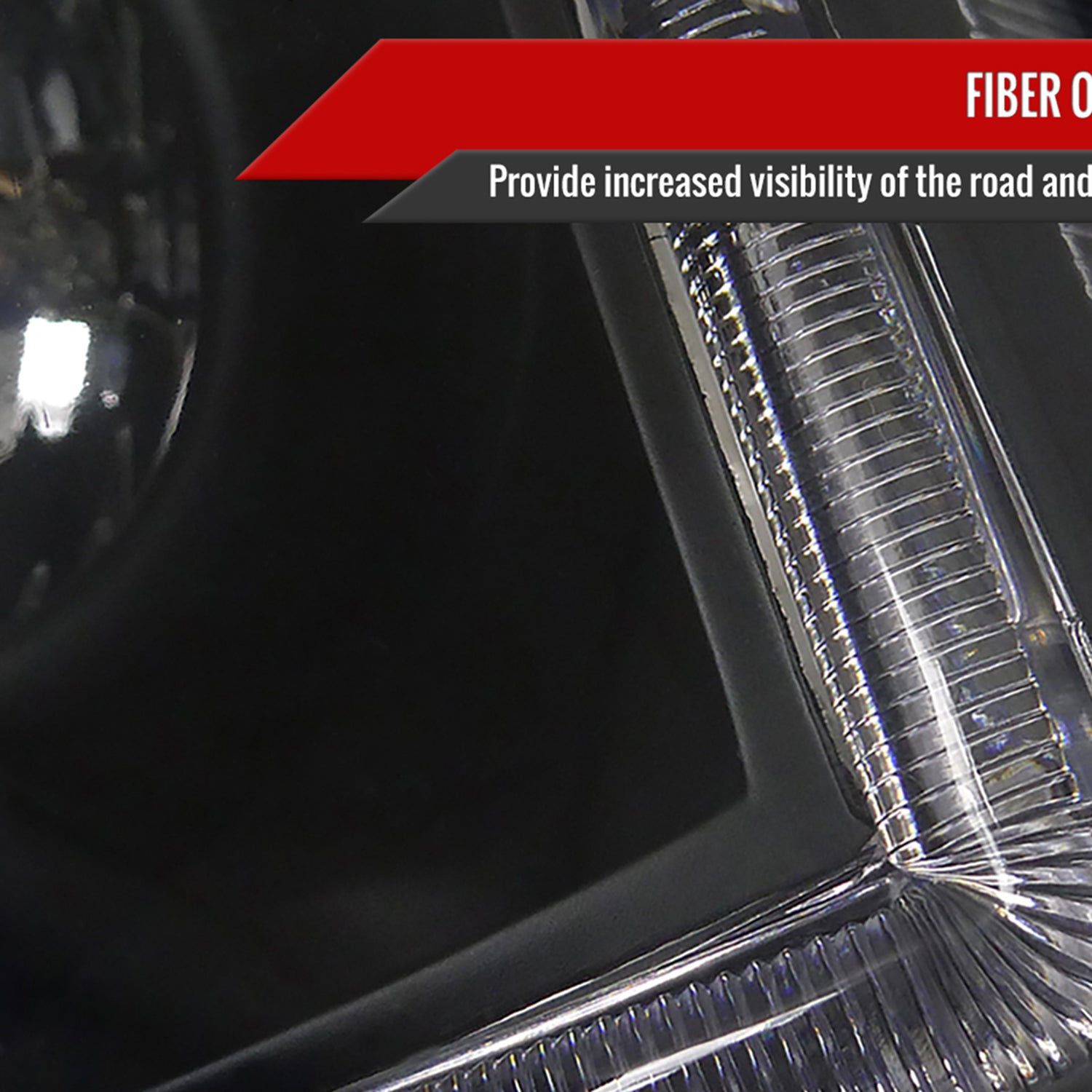 2006-2011 Honda Civic Coupe Projector Headlights LED Light Strips Matt Black