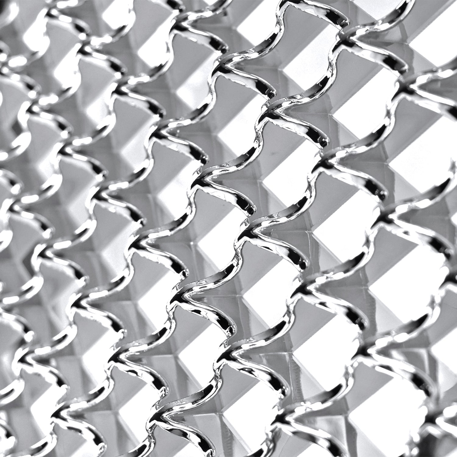 2010-2015 Chevrolet Equinox Chrome ABS 2PC Mesh Grille