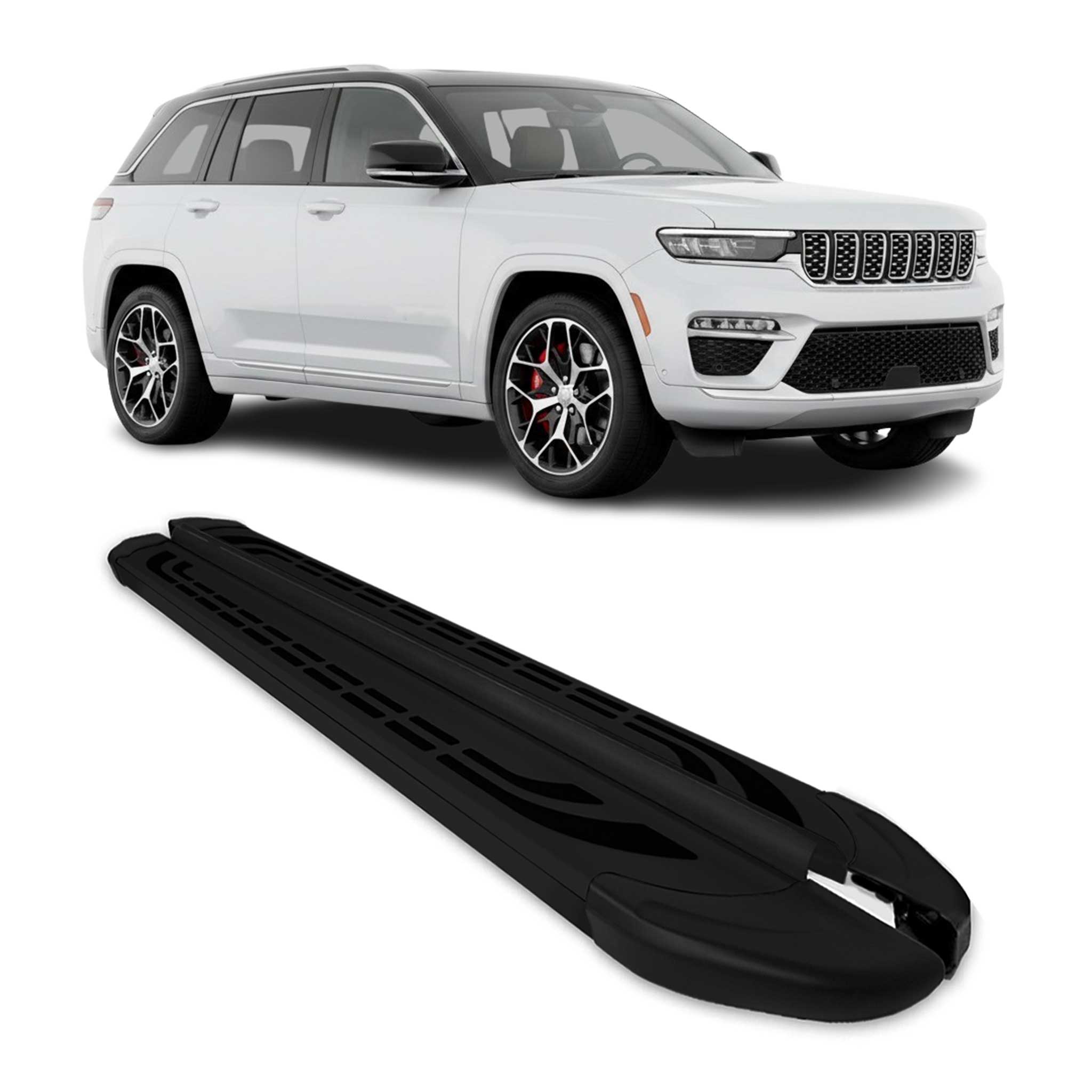 2021-2025 Jeep Grand Cherokee L Nerf Bar Side Step Running Boards Aluminum 2x