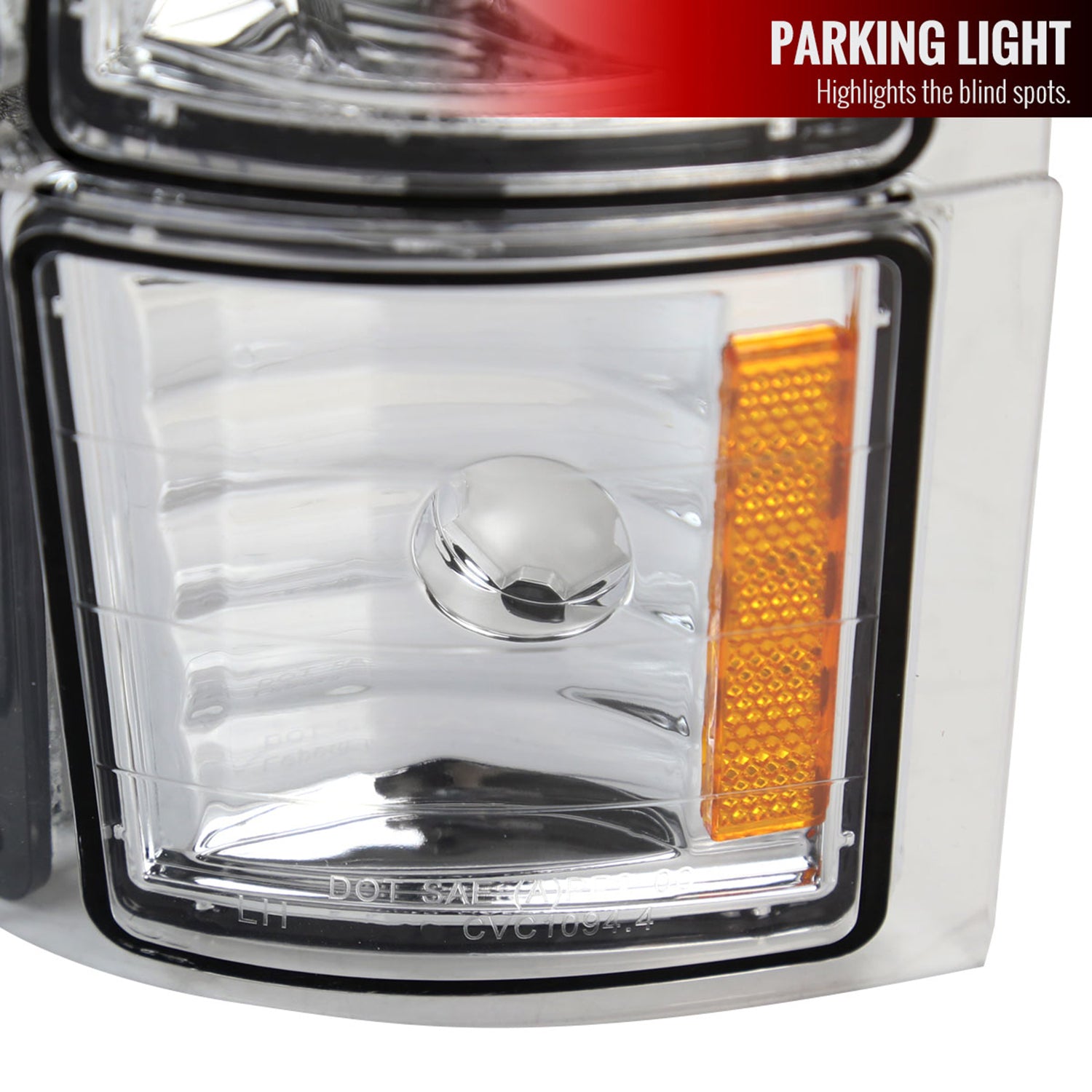 1994-1998 Chevy Silverado/Tahoe/Suburban/C10 Headlights LED Lights Chrome