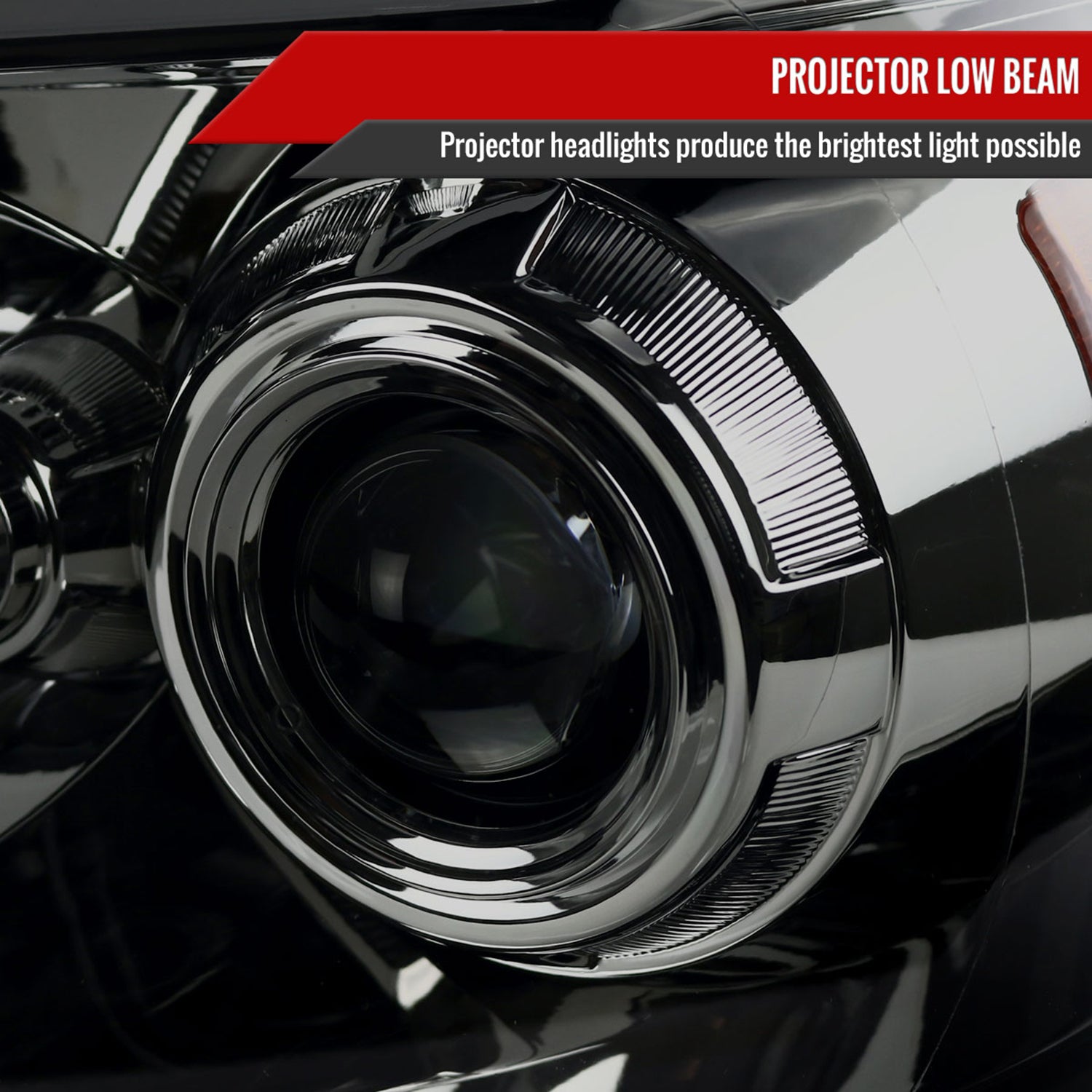 2005-2011 Toyota Tacoma LED Bar Projector Headlights Turn Signal Lights Smoke