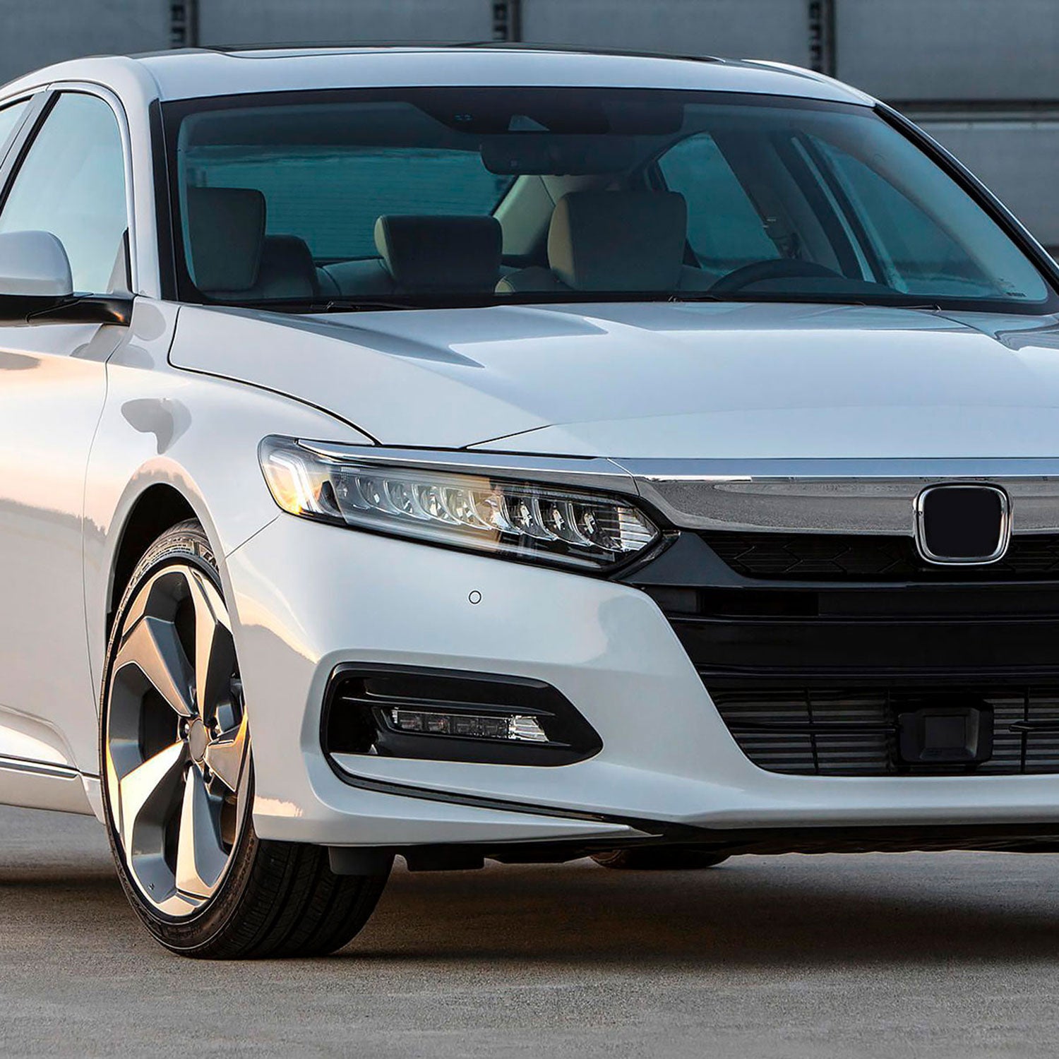 2018-2020 Honda Accord LED Fog Lights Kit Switch & Wiring Harness Chrome/Clear