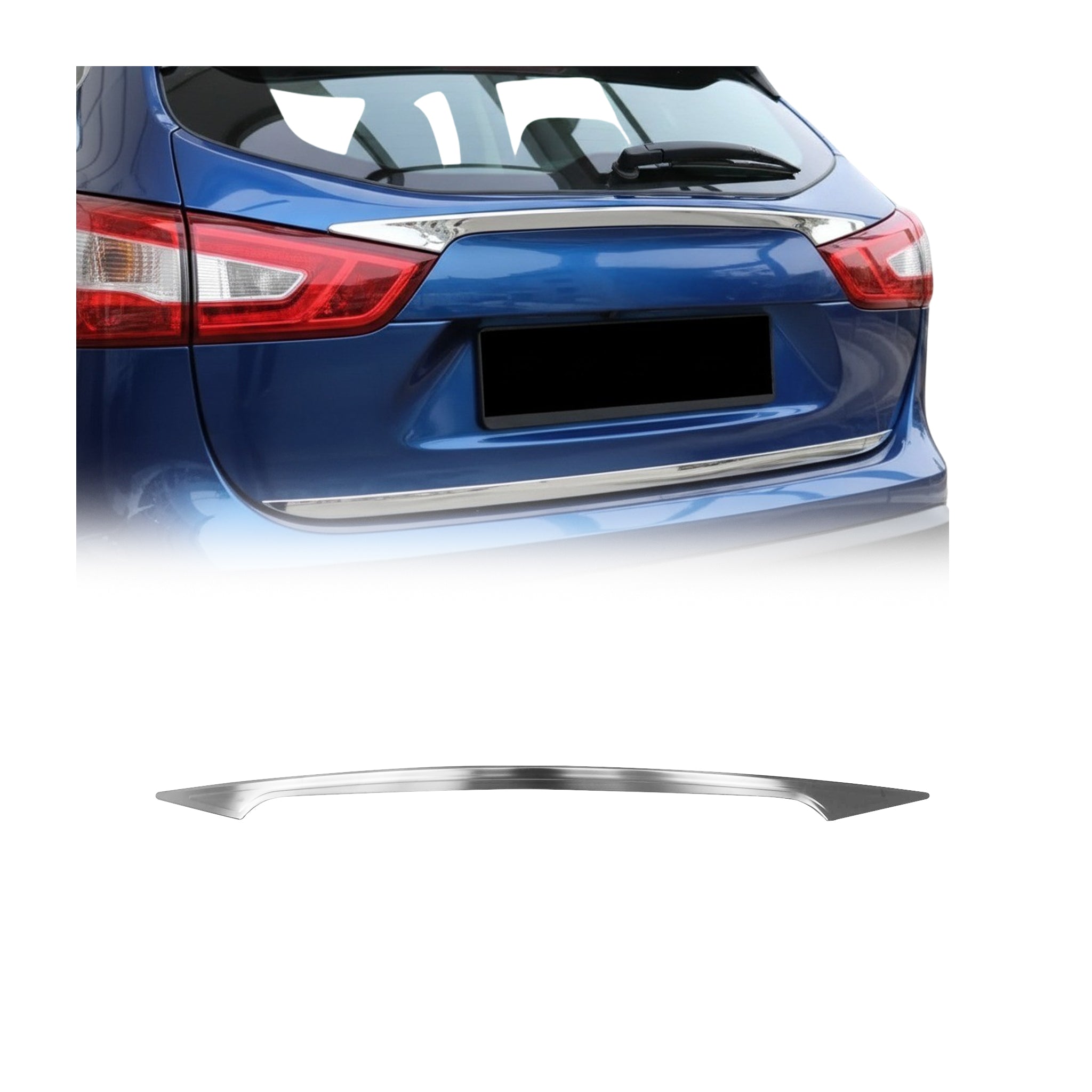 2017-2022 Nissan Rogue Sport Rear Trunk Tailgate Door Handle Cover Brushed