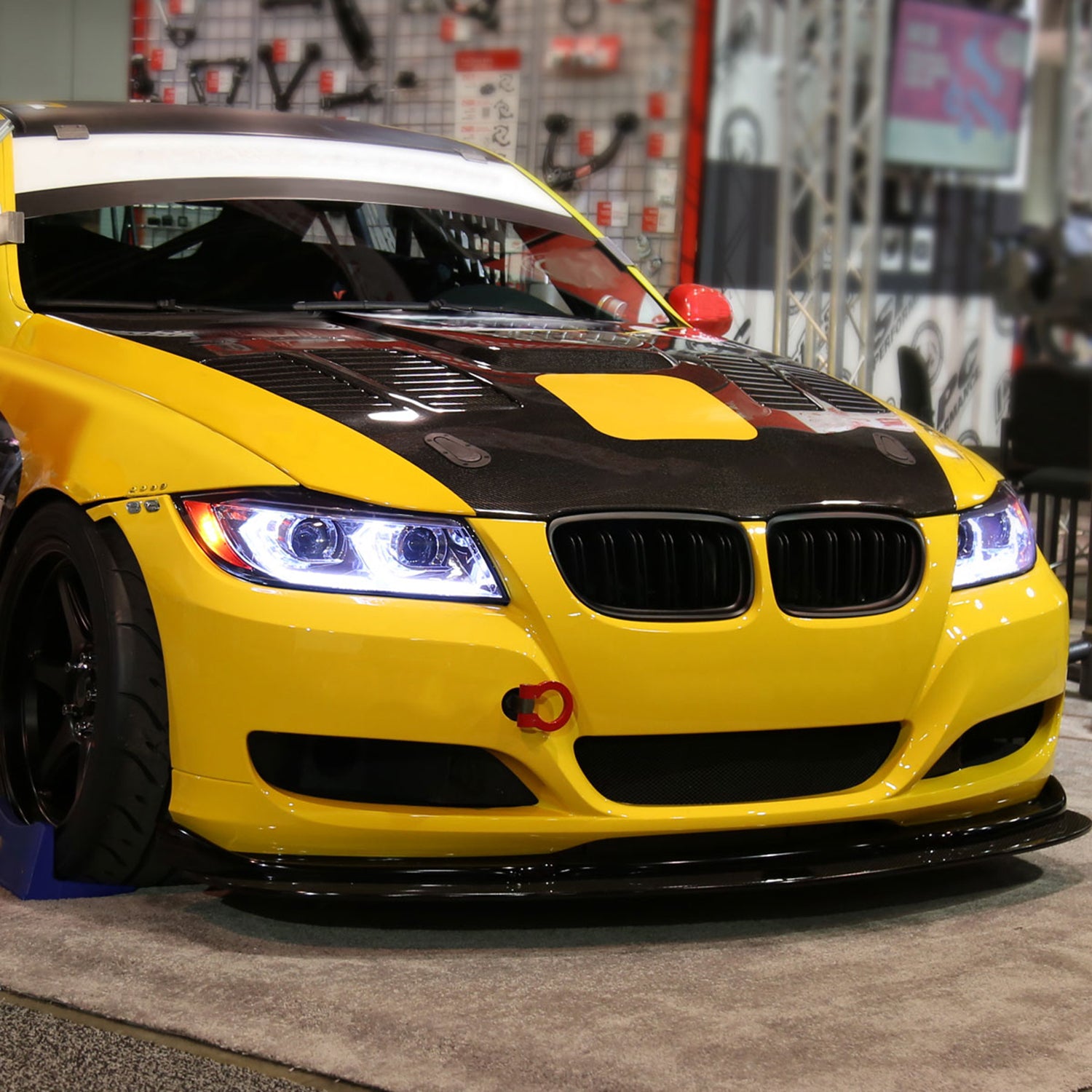 2006-2011 BMW E90 3 Series Sedan 3D Iced LED Dual Projector Headlights Chrome