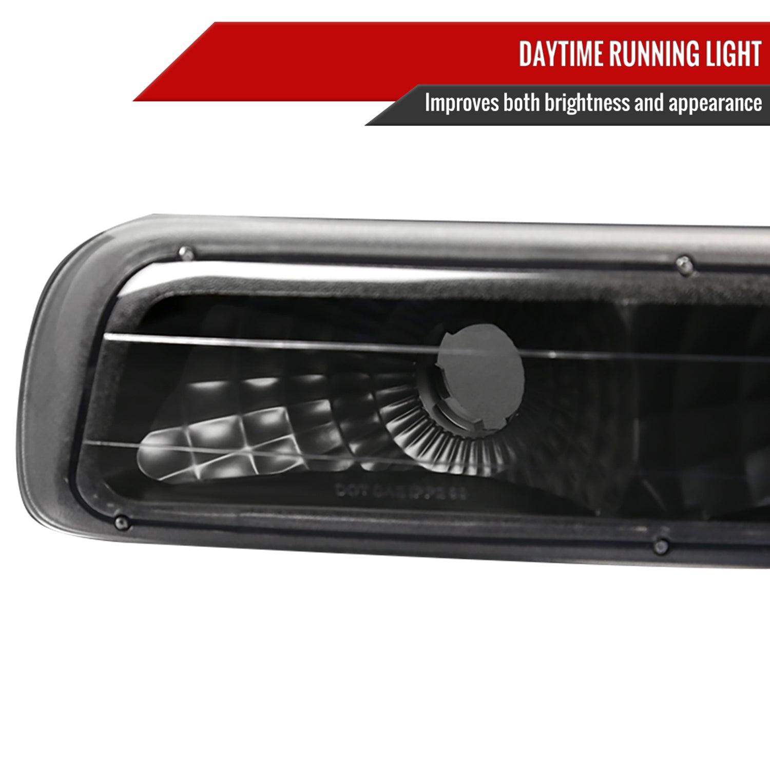 1999-2002 Chevy Silverado/ 00-2006 Tahoe Suburban Bumper Lights Matt Black
