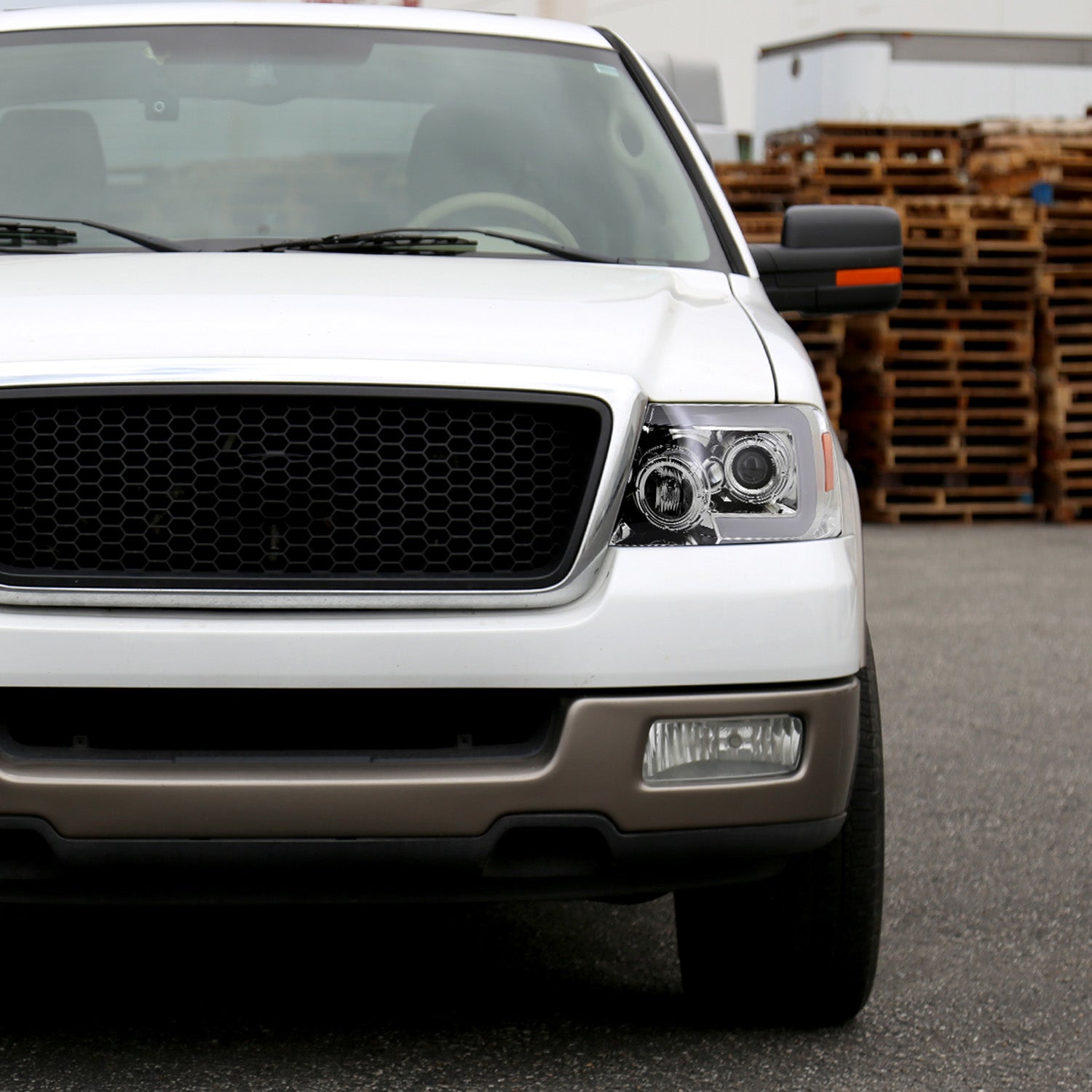 2004-2008 Ford F-150/ 06-2008 Lincoln Mark LT LED Switchback Headlights Chrome