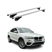 2015-2018 BMW X4 F26 Roof Rack Cross Bars Silver
