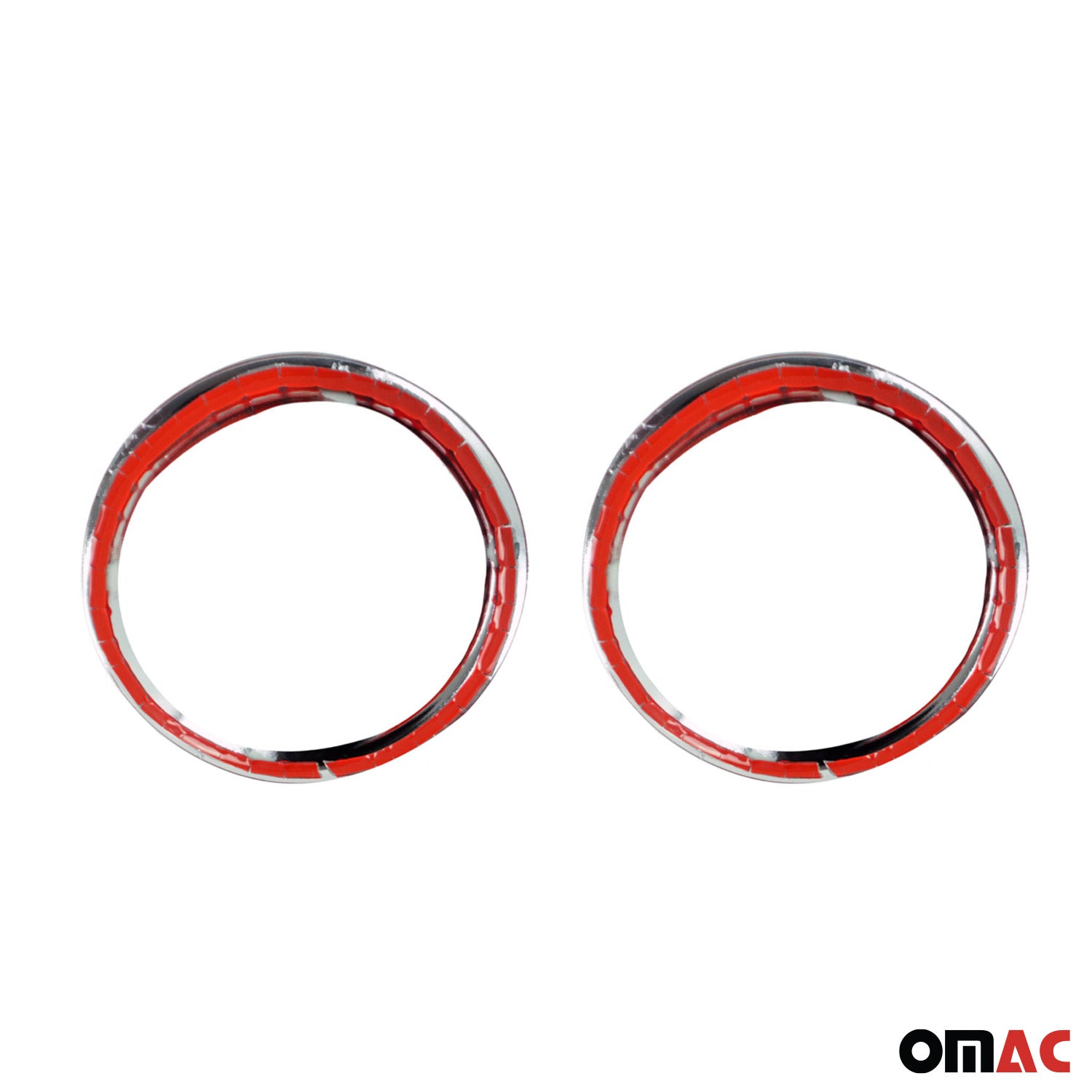 2003-2009 Kia Sorento Fog Light Lamp Bezel Cover Stainless Steel Silver 2 Pcs