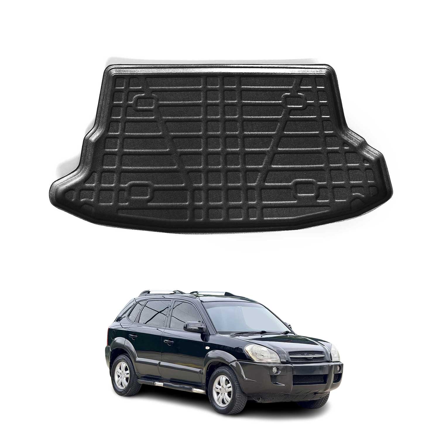 2005-2009 Hyundai Tucson Cargo Liner Trunk Mat All Weather Black